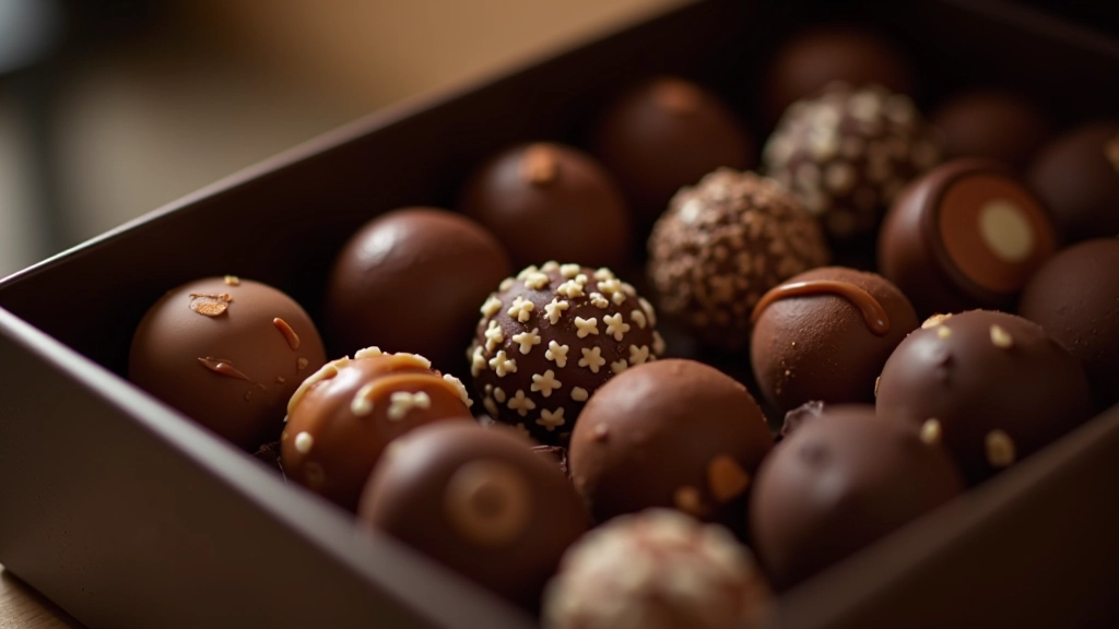 Timeline showing premium truffle quality progression over weeks in proper storage conditions
